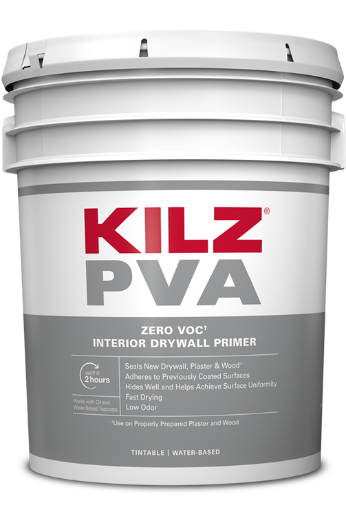 5 gallon bucket of KILZ PVA Drywall Primer and Sealer No. PX010