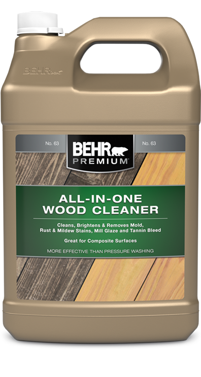 1 jug of Behr Premium All in One Wood Cleaner