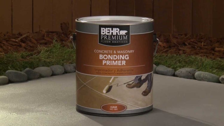 Preparation of coated surfaces for semi-transparent concrete stain