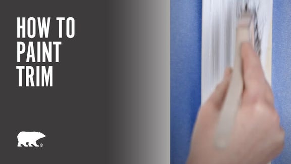 How to paint trim like a pro