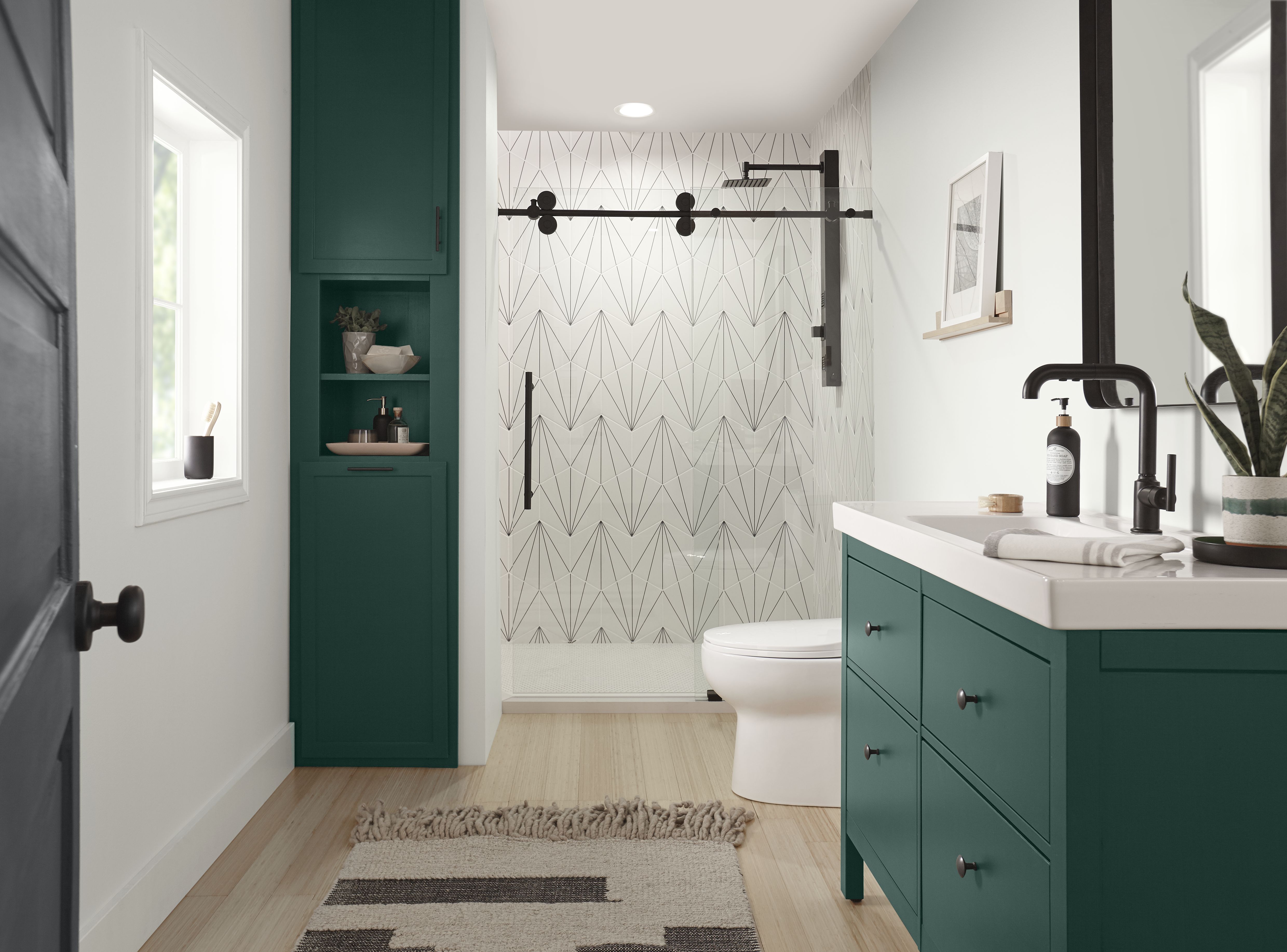 Bathroom featuring Dark Everglade HDC-CL-21A