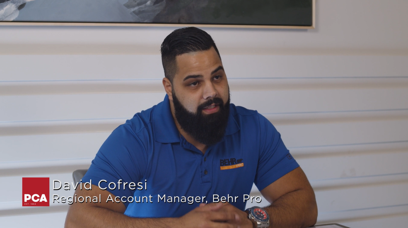 David Cofresi, Regional Account Manager, Behr Pro