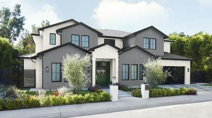 BEHR DYNASTY Exterior Paint on the exterior of a house