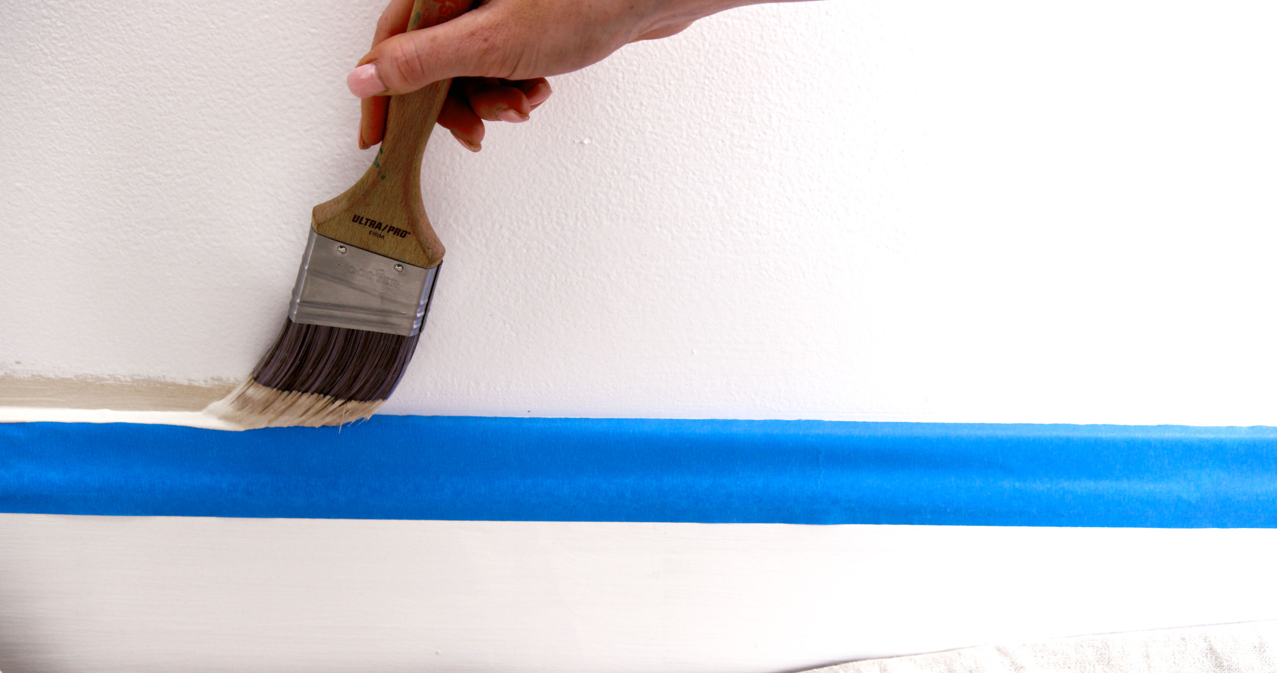 Painting a small area of a wall