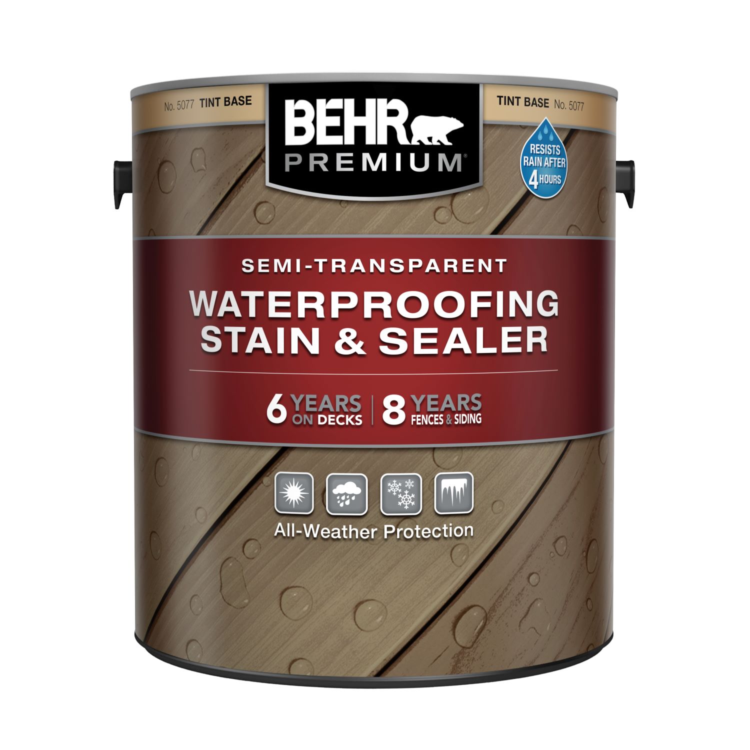 BEHR PREMIUM® Semi-Transparent Waterproofing Stain & Sealer