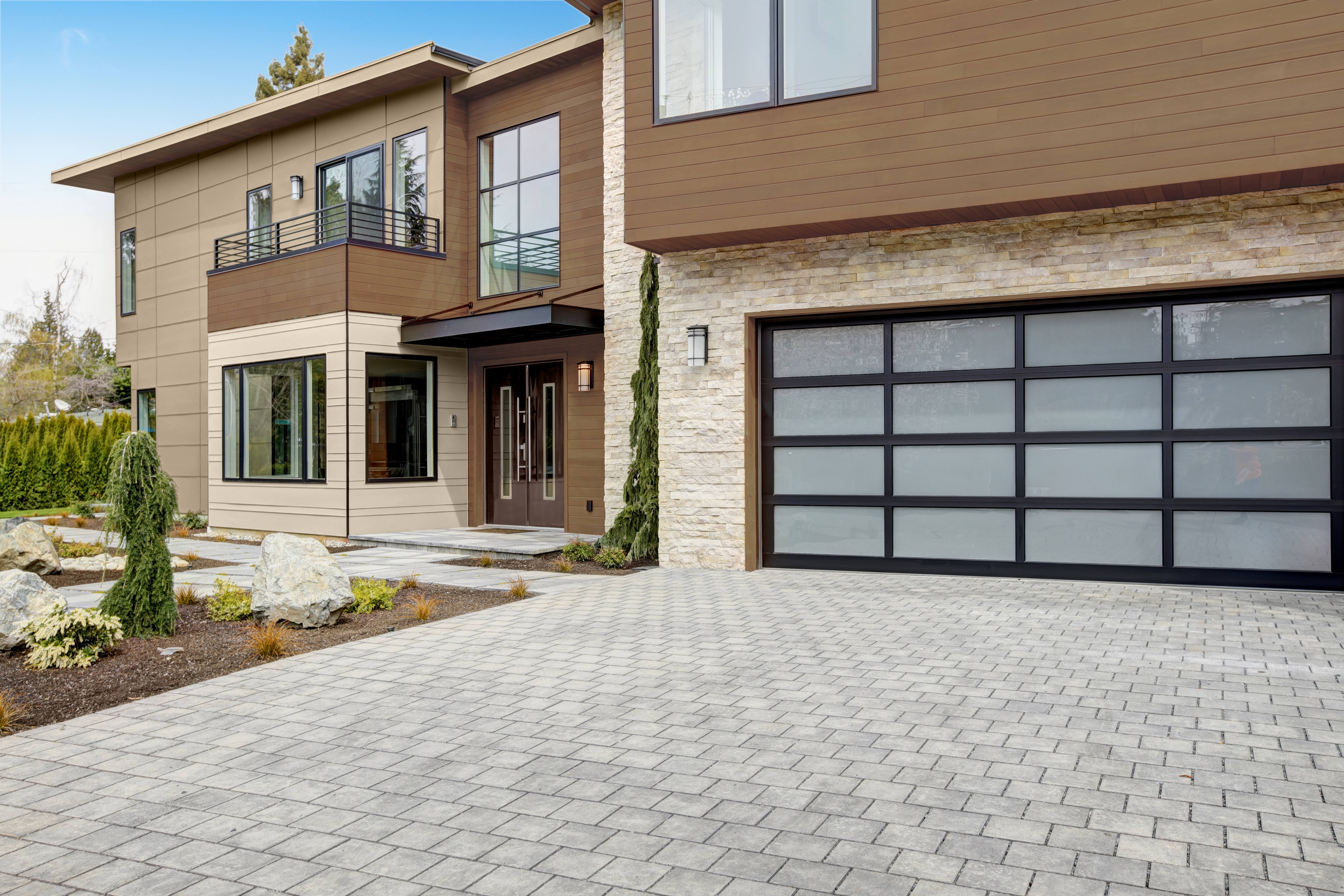 Home Exterior Featuring Exterior Stain Color of the Year Tugboat