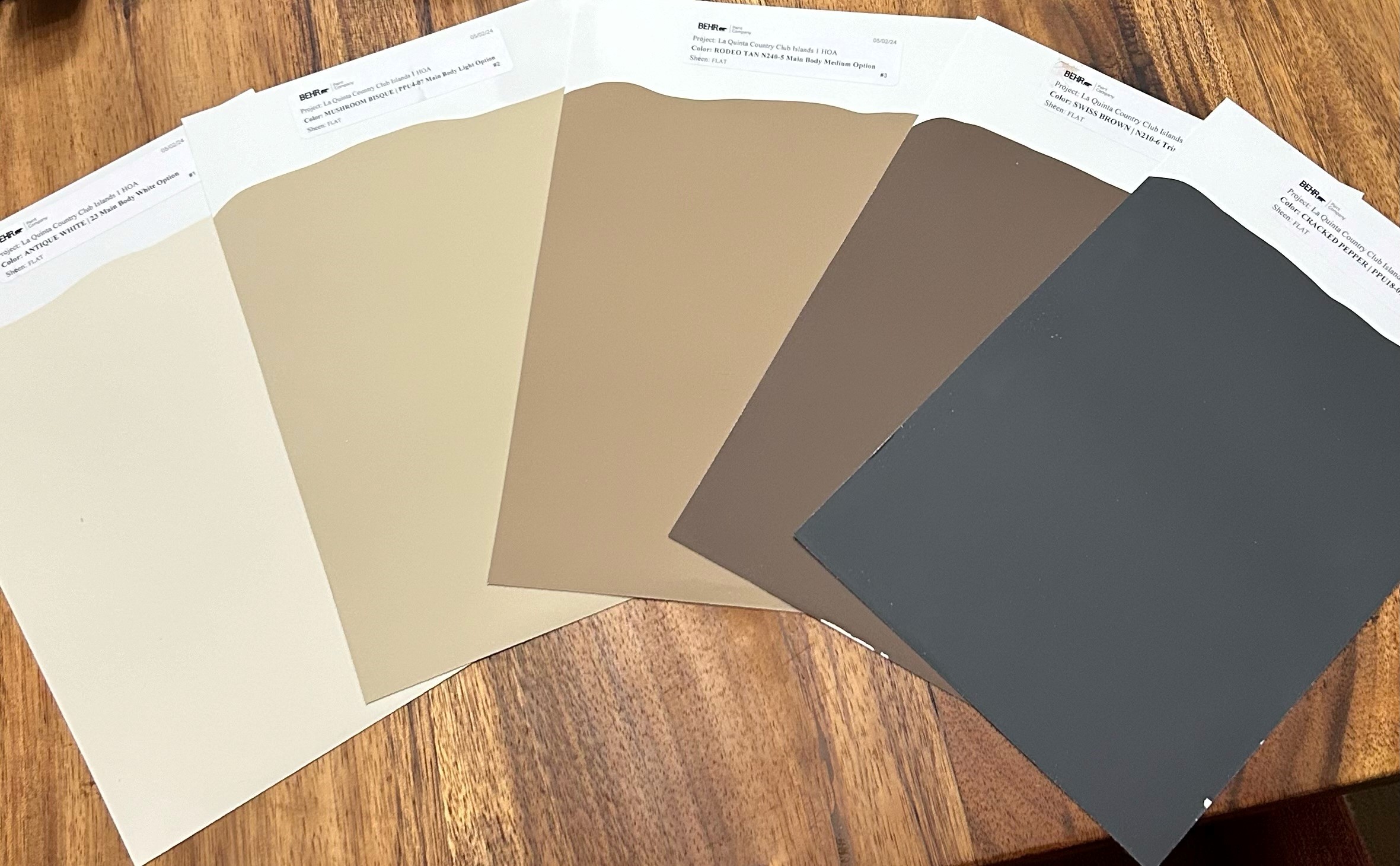 BEHR Full-Size Drawdowns